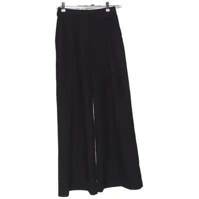 Palazzohose (Schwarz) von Weekday Baumwolle, Polyester, Viskose