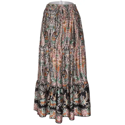 Maxi skirt (Black, Multicolored) from JS Millenium