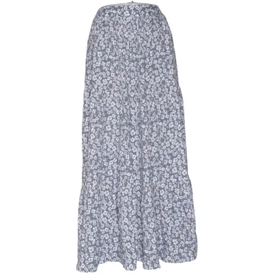 Jupe longue (Bleu, Blanc, Noir, Multicolore) de DeFacto Viscose
