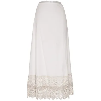 Jupe longue (Blanc, Beige) de Country Line Coton, Polyester