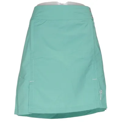 Jupe-short (Vert) de Pelle P Élasthane, Polyamide, Polyester