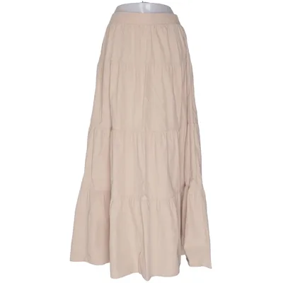 Maxi nederdel (Beige) fra Miss Miss Bomuld