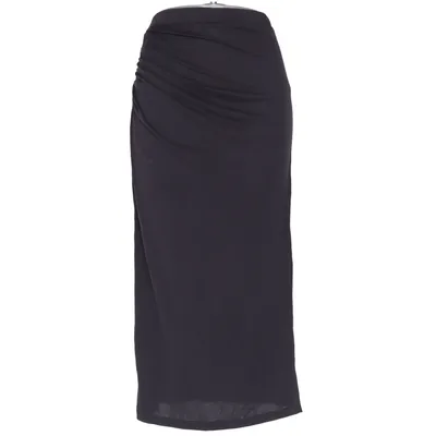Maxi rok (Grijs) van Pologarage Modal, Polyester