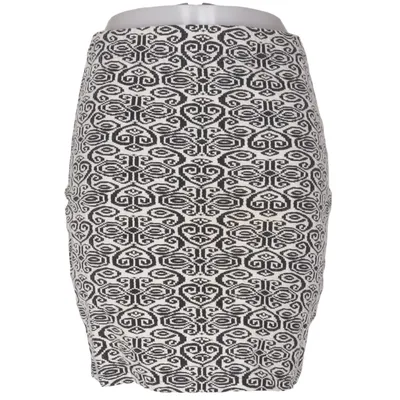 Jupe (Noir, Blanc) de Camera Coton, Polyester