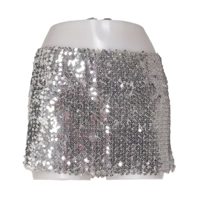 Skirt (Silver) from Vera Mont Acetate, Acrylic