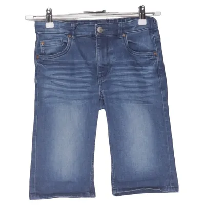 Denim shorts (Blauw) van Denim by Lindex Katoen, Elastaan, Polyester