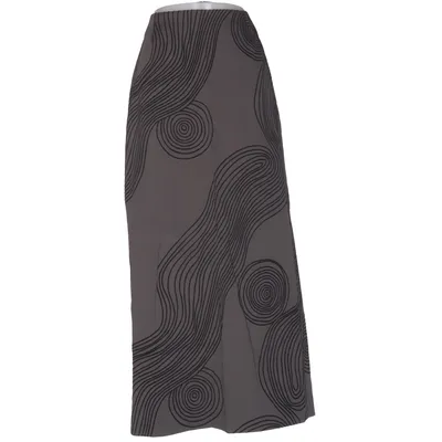 Jupe (Gris, Noir) de Ellegal Coton, Élasthane