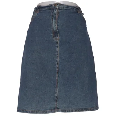 Mammakjol (Blå) från H&M Mama Bomull, Elastan