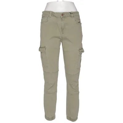 Cargobyxor (Grön) från ONLY Blue Denim Bomull, Elastan