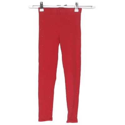 Leggings (Rood) van H&M Katoen, Elastaan