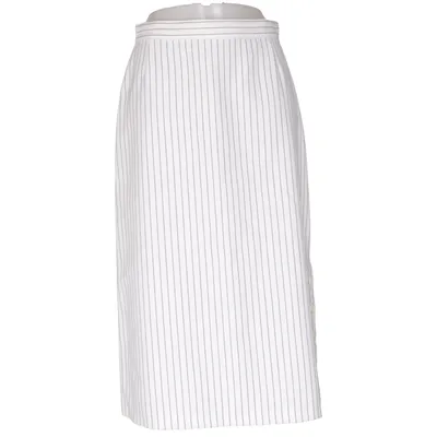Jupe (Blanc, Noir) de Trevira Polyester, Viscose