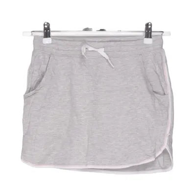 Skirt (Gray) from H&M Basic Cotton, Elastane, Polyester