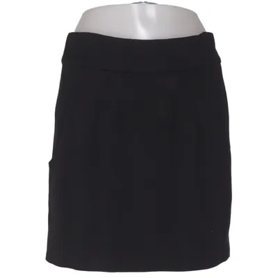 Skirt (Black) from Turnover Acetate, Cupro, Elastane, Polyamide, Viscose