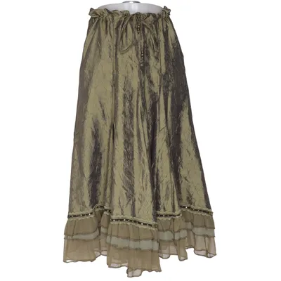 Maxi skirt (Green) from Faust Polyamide, Polyester