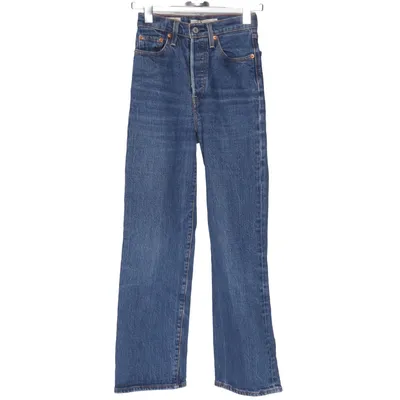 Jeans (Ribcage Straight) från Levi's Premium Bomull, Elastan