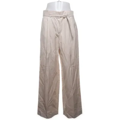 Byxor (Beige) från Mango Bomull, Elastan, Linne, Polyester, Viskos