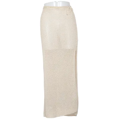 Maxi skirt (Beige) from Dress Forum Acrylic