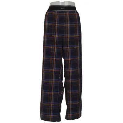 Pajama pants (Blue, Brown, Multicolored) from Monki Cotton, Elastane, Polyester, Viscose