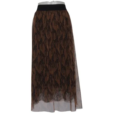 Maxi skirt (Brown, Black, Multicolored) from Riani Cotton, Elastane, Polyamide, Polyester