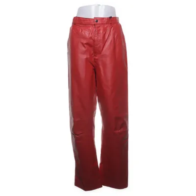 Leren broek (Rood) Leer, Polyamide
