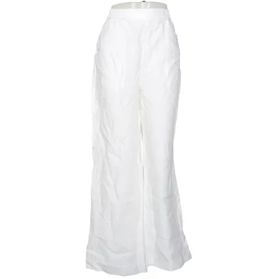 Pantalon patte d'éléphant (Blanc) de Oui Lin