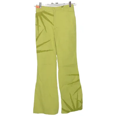 Broek (Groen) van DOLPHIN Katoen