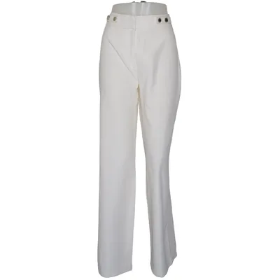 Bukser (Hvid) fra Lipsy Elastan, Polyester