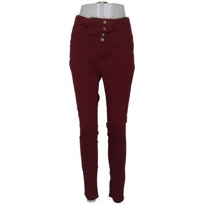 Jeans (Red) from Elara Cotton, Elastane, Polyester