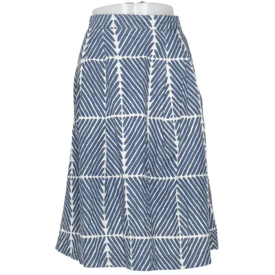 Jupe (Bleu, Blanc) de Marimekko x Uniqlo Coton