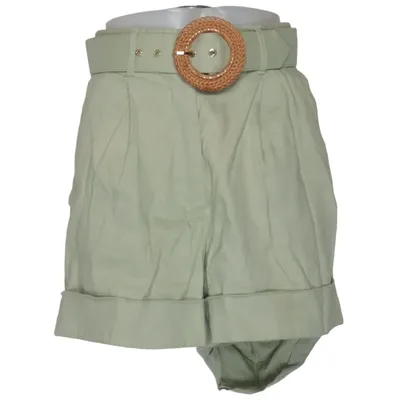 Shorts (Grön) från Zimmermann Elastan, Linne, Silke, Viskos