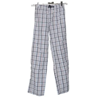 Pyjamasbyxor (Blå, Vit, Röd) från Pepperts Bomull
