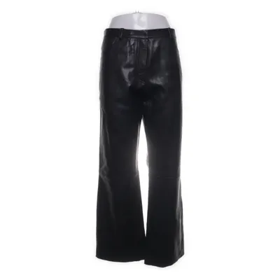 Leather pants (Black) from Sandro Cotton, Leather, Polyester