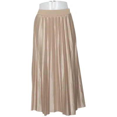 Långkjol (Beige) från VILA Elastan, Återvunnen polyester