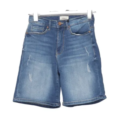 Short en jean (Bleu) de ONLY Blue Denim Coton, Élasthane