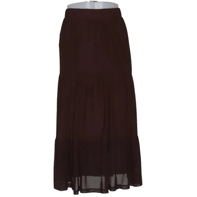 Maxi skirt (Brown) from VILA Elastane, Polyester