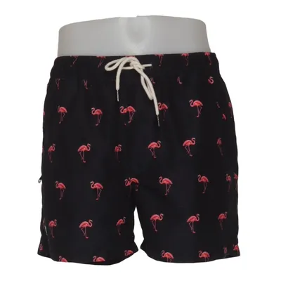 Badshorts (Svart, Rosa) från Oas Polyester