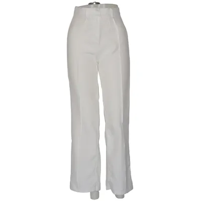 Pants (White) from PrettyLittleThing Polyester