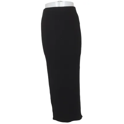 Maxi skirt (Black) from Naked Wardrobe Elastane, Viscose
