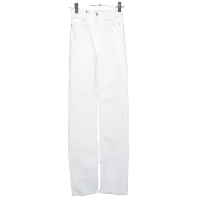 Jeans (Vit) från Zara Denim Bomull, Elastan