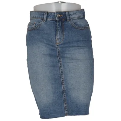Jeanskjol (Blå) från ONLY Blue Denim Bomull, Elastan