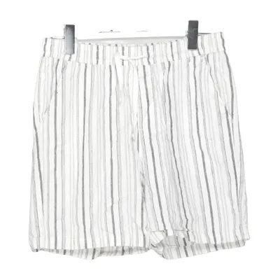 Short (Blanc, Noir) de Mono Coton, Lin