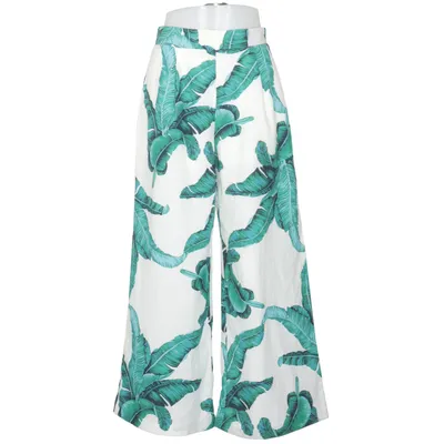 Palazzobyxor (Vit, Grön) från IVIVI Polyester