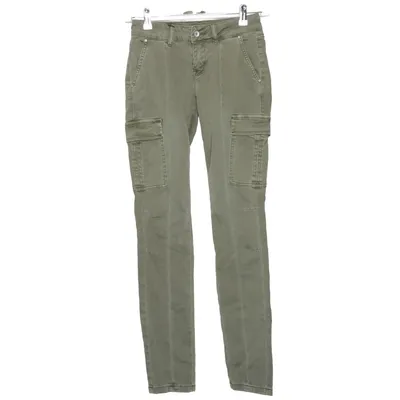 Cargo broek (Groen) van Buena Vista Katoen, Elastaan, Polyester