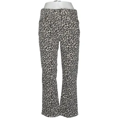 Jeans (Beige, Svart, Flerfärgad) från Zara Bomull, Polyester