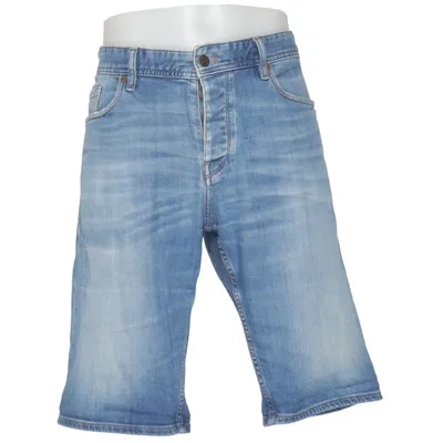 Denim shorts (Blauw) van Hugo Boss Katoen, Elastaan