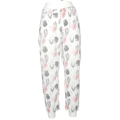 Jeans (White, Multicolored) from Strauss Innovation Cotton