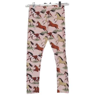 Leggings (Rosa, Flerfärgad) från Walkiddy Elastan, Ekologisk bomull