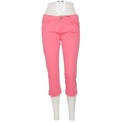 Three-quarter pants (Pink) from Denim Co Cotton, Elastane