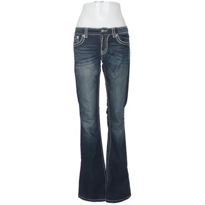 Jeans (Blå) från Miss Me Bomull, Elastan, Polyester