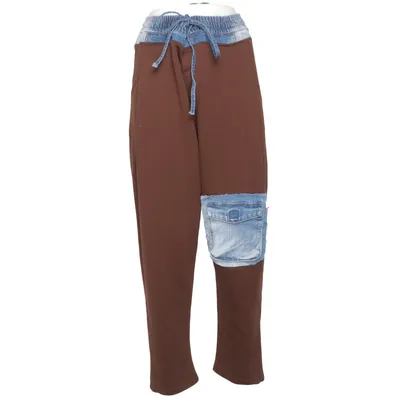Bukser (Brun, Blå) fra Sexy Woman Bomuld, Elastan, Polyester